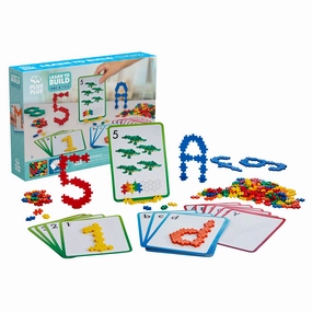Plus-Plus Learn to Build Set - ABCs & 123s Educational Building Blocks