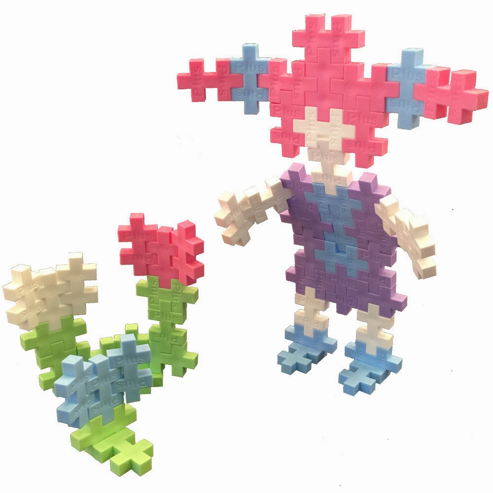 Plus-Plus Super Tube - Pastel Mix Construction Set - 500 Pieces