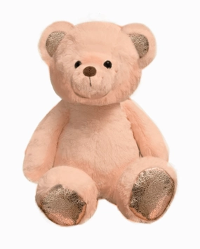 Plush Russ Crackle Bears 14 Inch Apricot