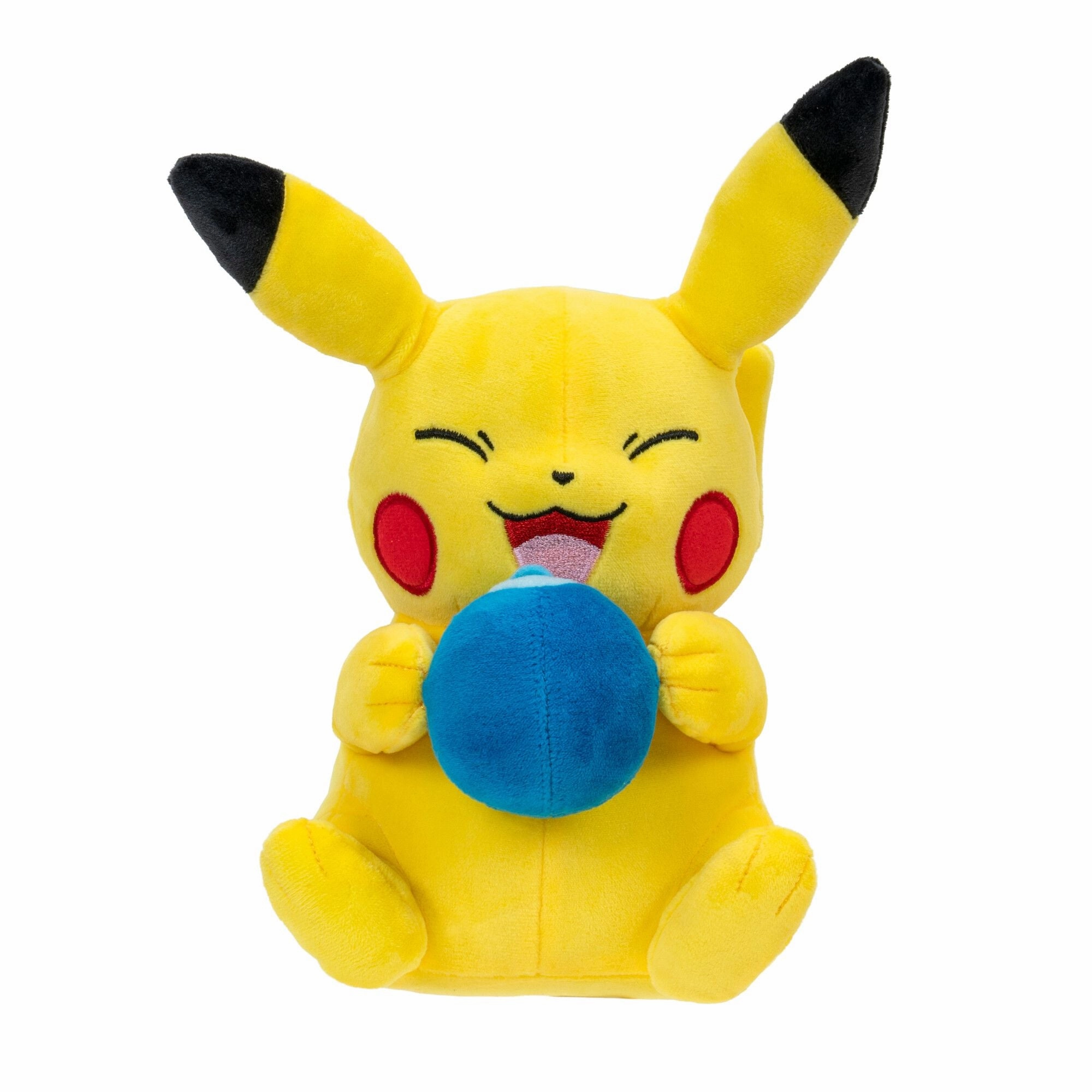 Pokemon 20cm Spring Plush Pikachu Holding Oran Berry