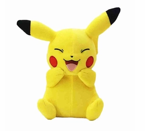 Pokemon 8 Inch Plush - Pikachu Laughing