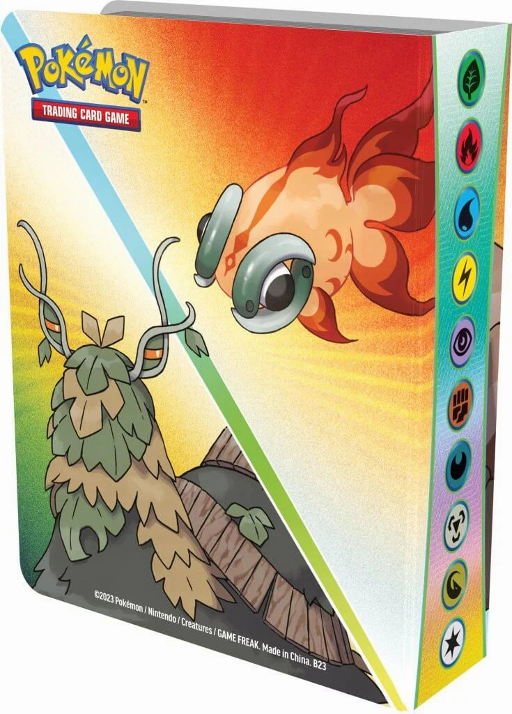 Pokemon Mini Portfolio with obsidian flames booster pack