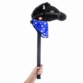 PonyLand 28 inch Interactive Black Stick Horse with Sound