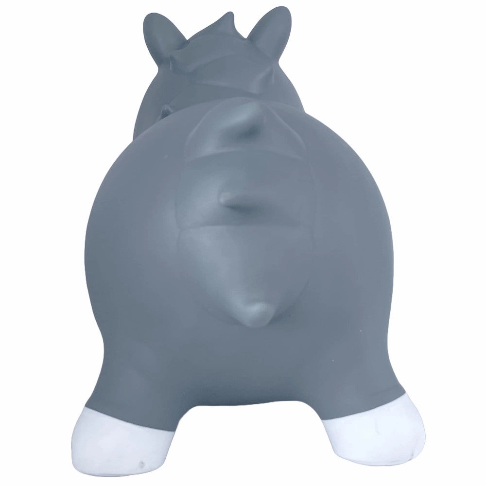 Pop It Up: Kidzzfarm Bouncy Horse Junior - Grey - Inflatable Animal Hopper