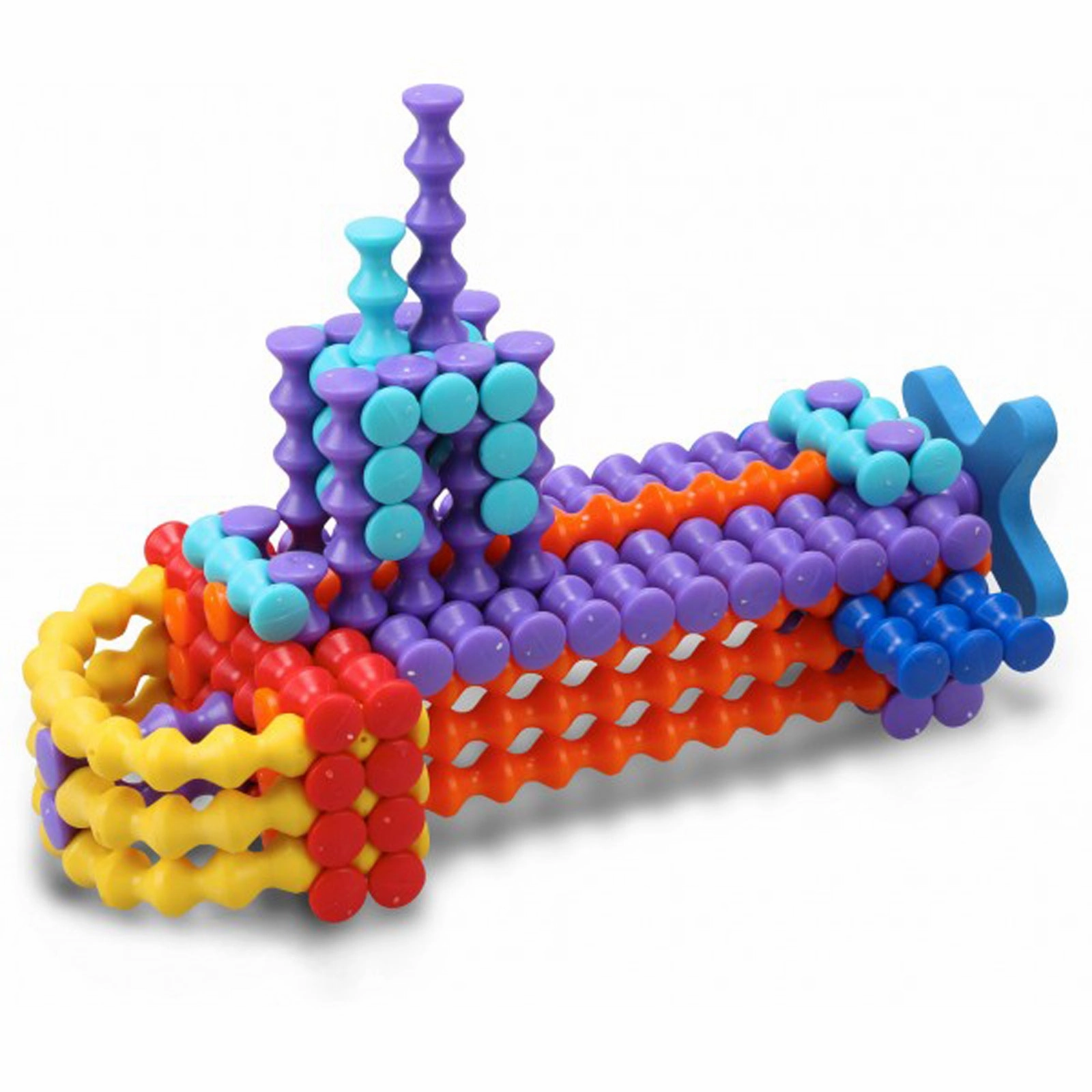 Popular Playthings Playstix 400-Piece Super Set - Creative Building Toy