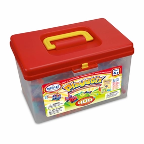 Popular Playthings Playstix Super Set - 400 Piece Construction Toy