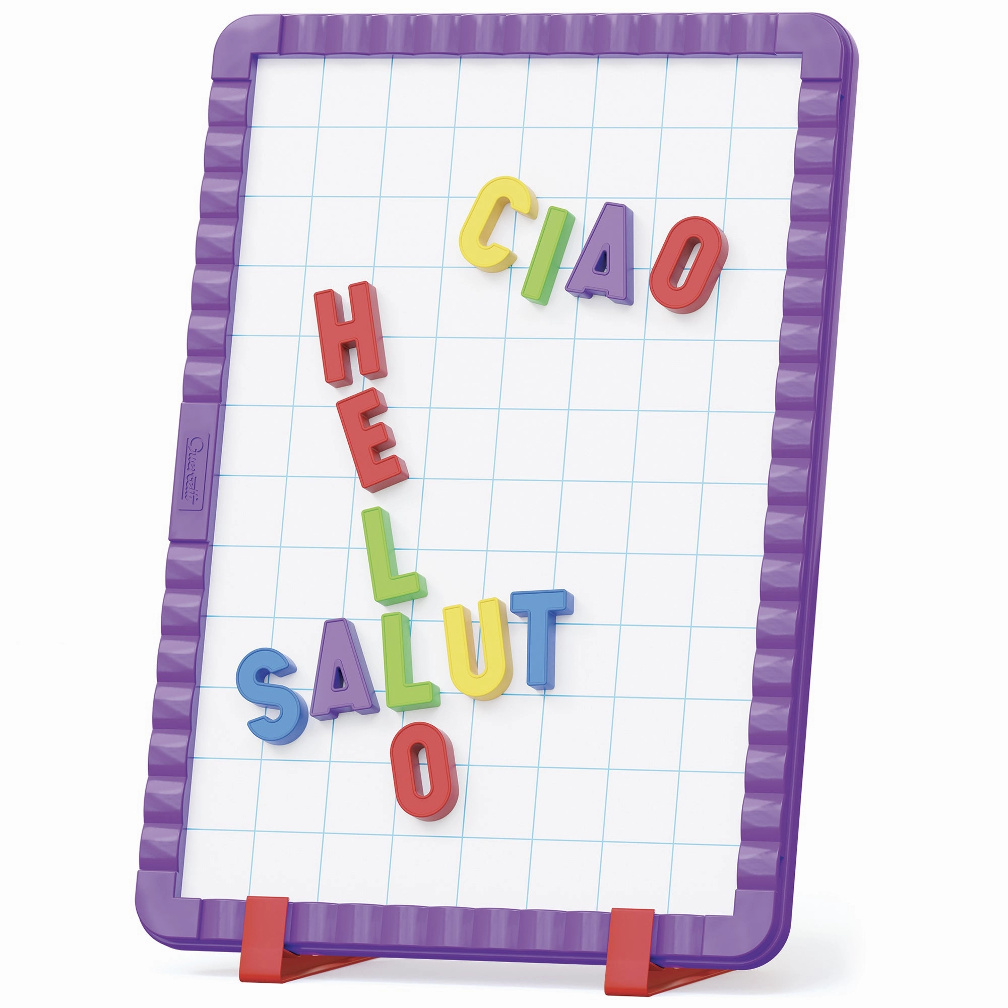 Quercetti Magnetic ABC Spell Master Set - 44 Colorful Letters for Kids 4 
