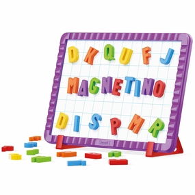 Quercetti Magnetic ABC Spell Master Set - 44 Colorful Letters for Kids 4 