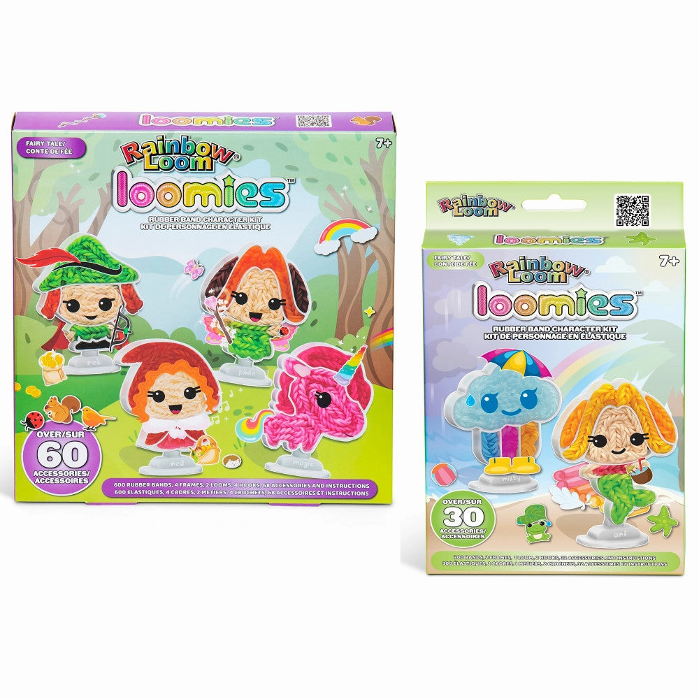 Rainbow Loom Fairy Tale Loomies Figurine Crafting Kit - 2 Pack Bundle