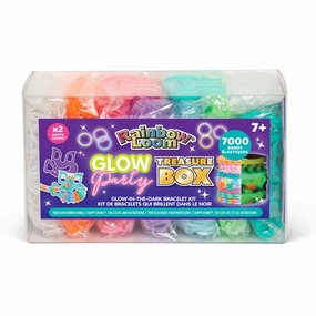 Rainbow Loom Treasure Box Glow-In-The-Dark Edition - Creative Kit for Kids Ages 7 