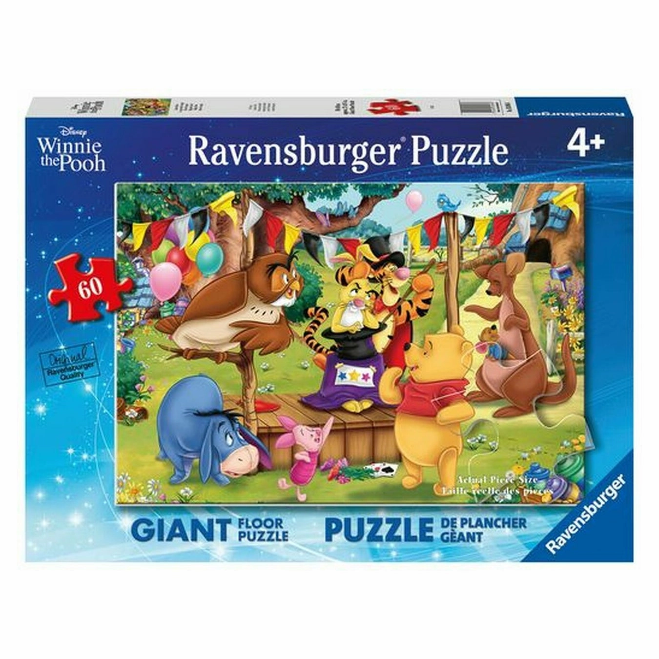 Ravensburger Disney Winnie The Pooh Magic Show 60 Piece Giant Floor