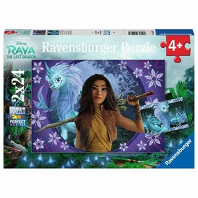 Raya and the Last Dragon Puzzle Pack 2 x 24pc