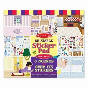 Reusable Sticker Pad - Play House!