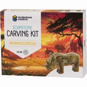 Rhino Soapstone Carving Kit