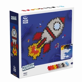 Rocket-Puzzle by Number 500pc