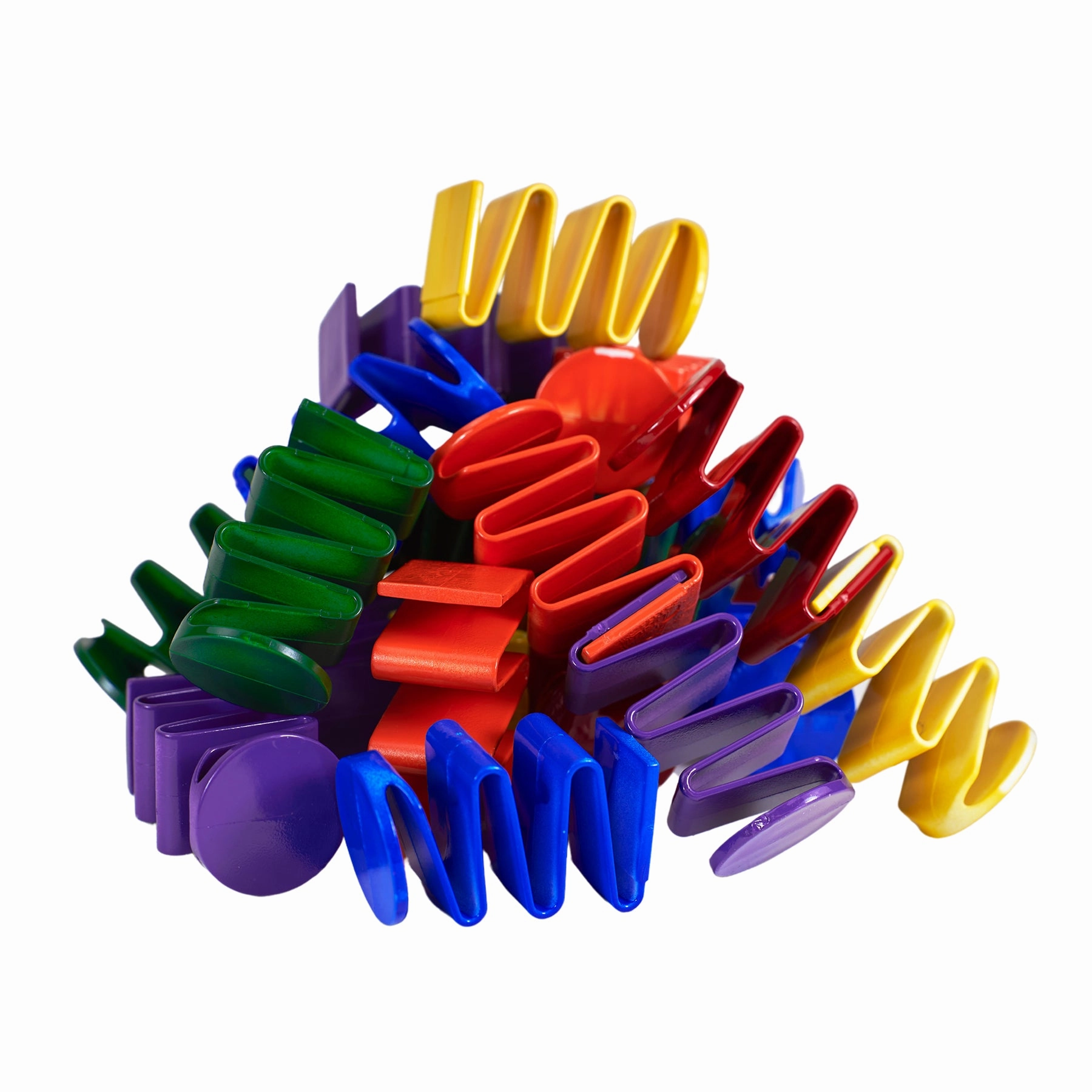 Roylco Colorful Spring-Loaded Building Blocks  24 Piece Set