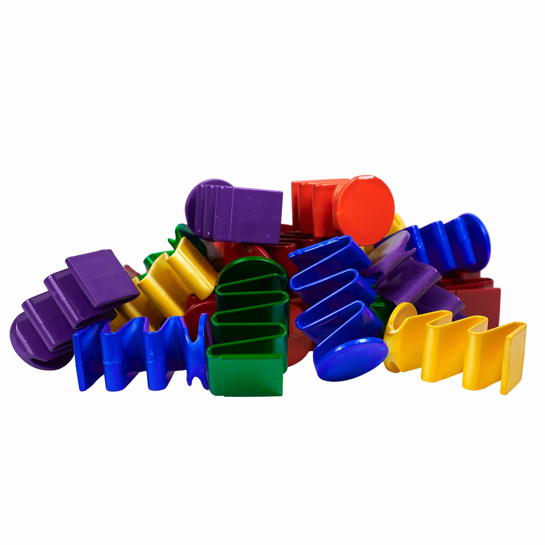 Roylco Colorful Spring-Loaded Building Blocks  24 Piece Set