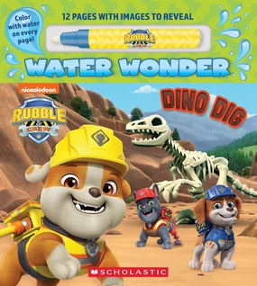 Rubble & Crew Dinosaur Dig Water Reveal Activity Book