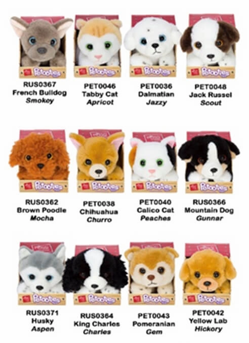 Russ Petooties 4Inch(10cm) Mini Plush Assorted Styles