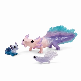 Schleich Bayala 42628 Axolotl Discovery Figurine Set for Ages 5 and Up