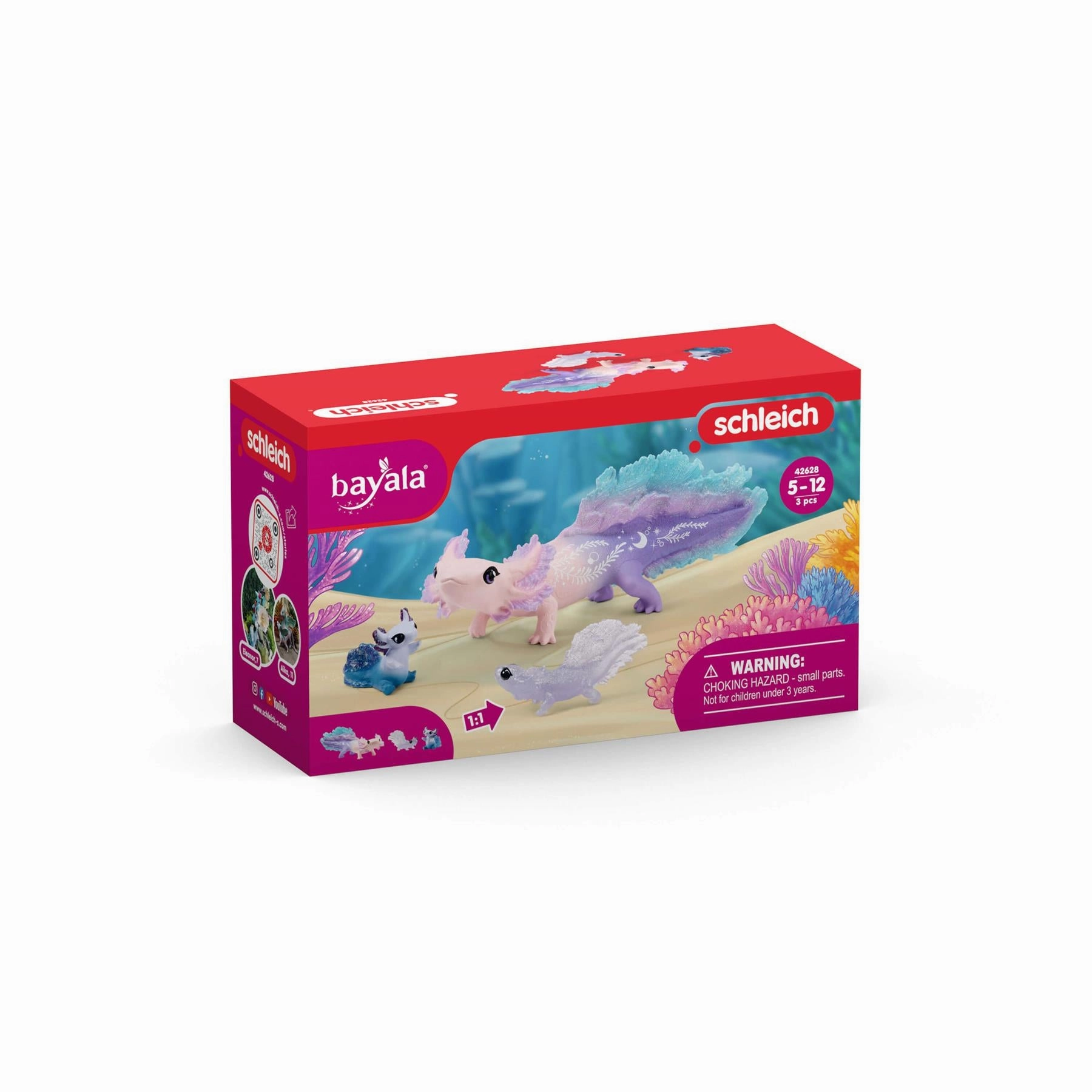 Schleich Bayala 42628 Axolotl Discovery Figurine Set for Ages 5 and Up
