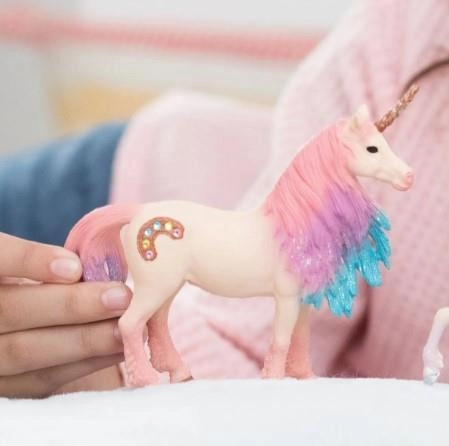 Schleich Bayala 70723 Marshmallow Unicorn Mare Figure for Ages 5 & Up