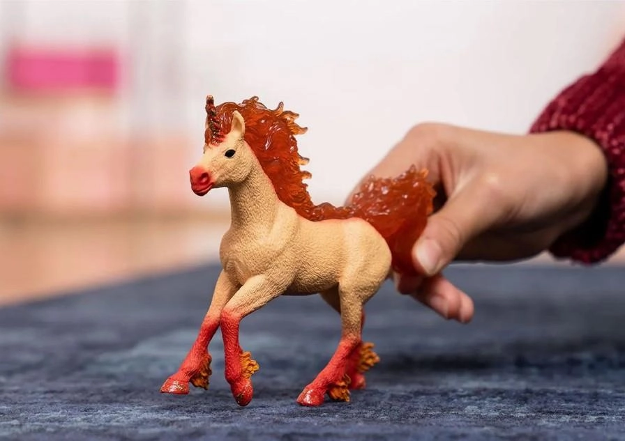 Schleich Bayala 70756 Elementa Fire Unicorn Stallion for Ages 5 and Up