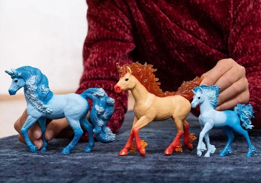 Schleich Bayala 70758 Elementa Water Flames Unicorn Foal for Ages 5 