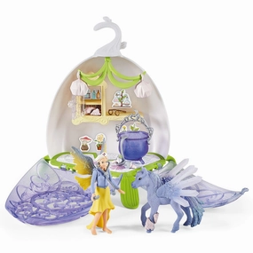 Schleich Bayala Magical Vet Blossom 14-Piece Fairy Playset for Kids 5 