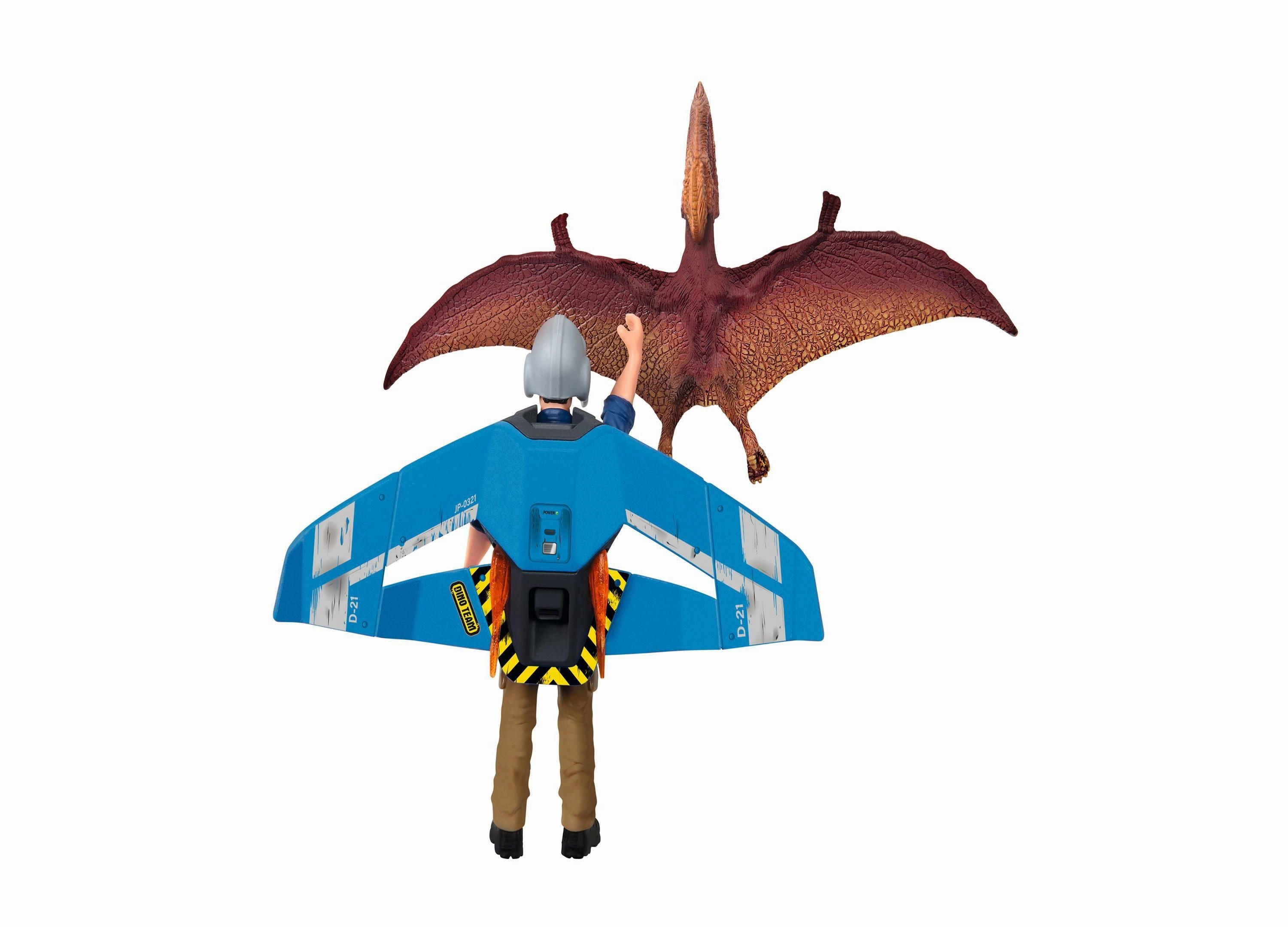 Schleich Dinosaurs Jetpack Chase - Dino Figurine Playset