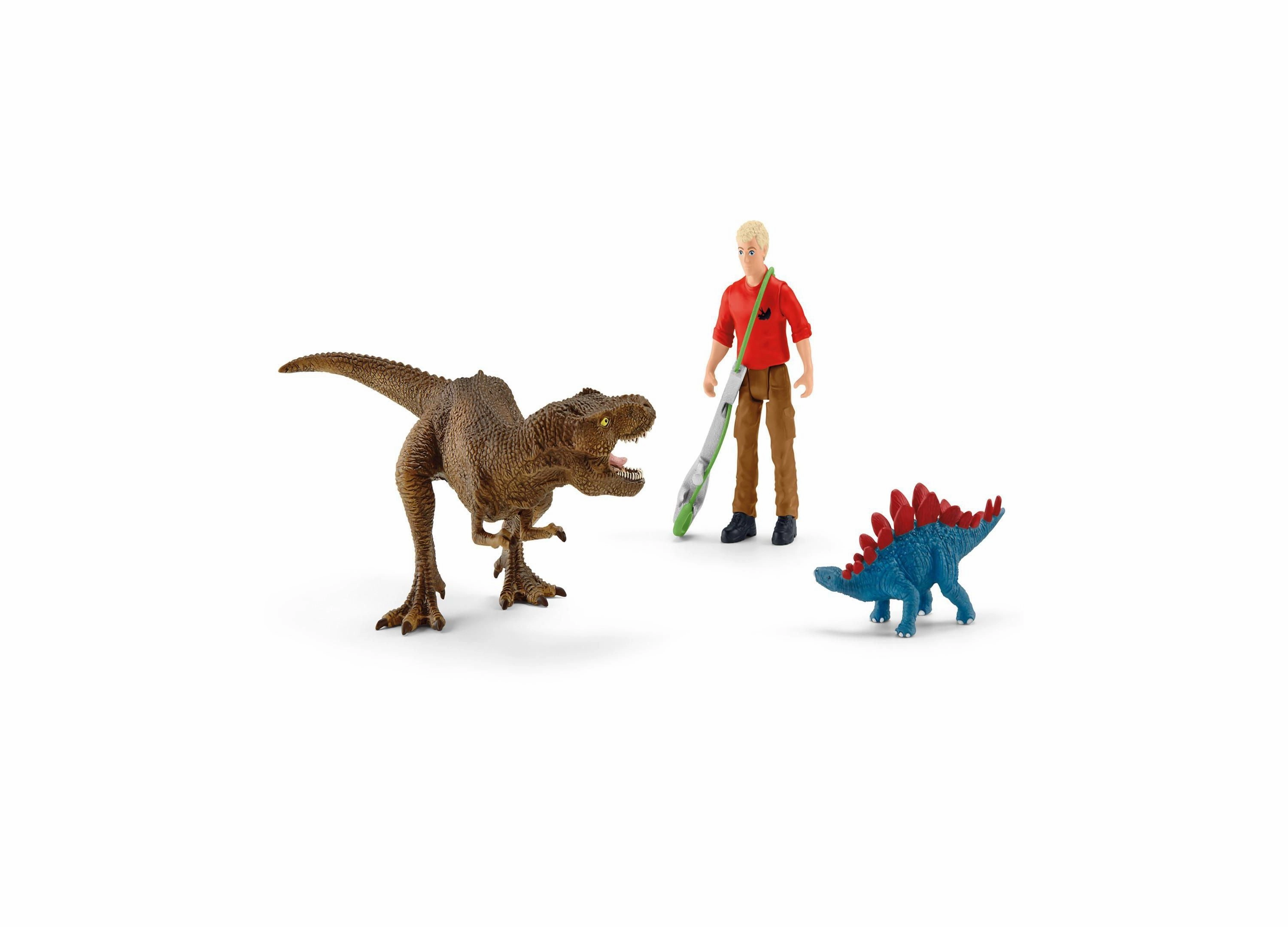 Schleich Dinosaurs: T-Rex Attack 5pc Dino Figurine Playset