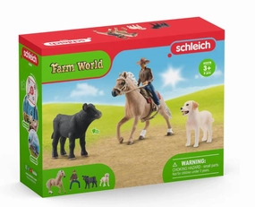 Schleich Farm World Western Riding Set