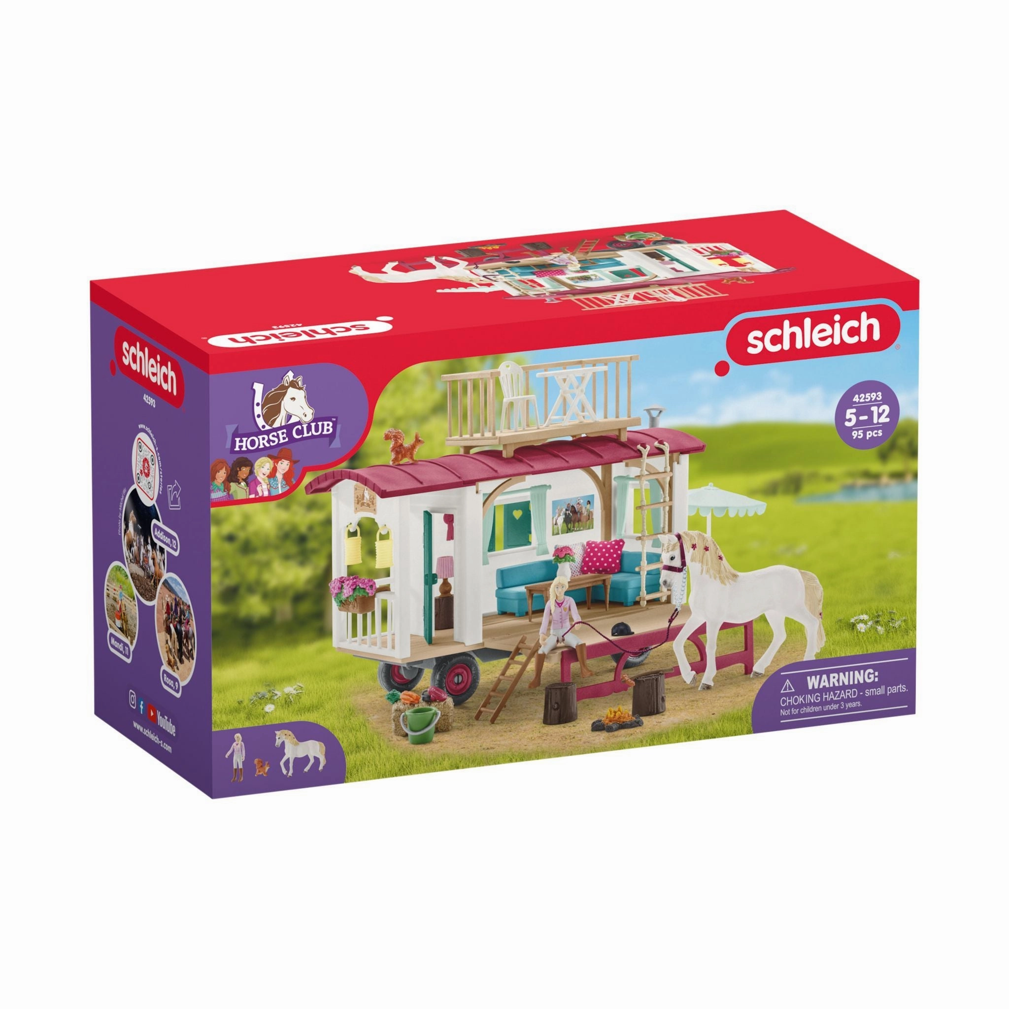 Schleich Horse Club Caravan For Secret Club Meetings Set