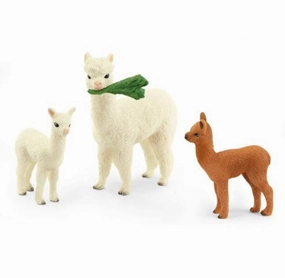 Schleich Wild Life Alpaca Set