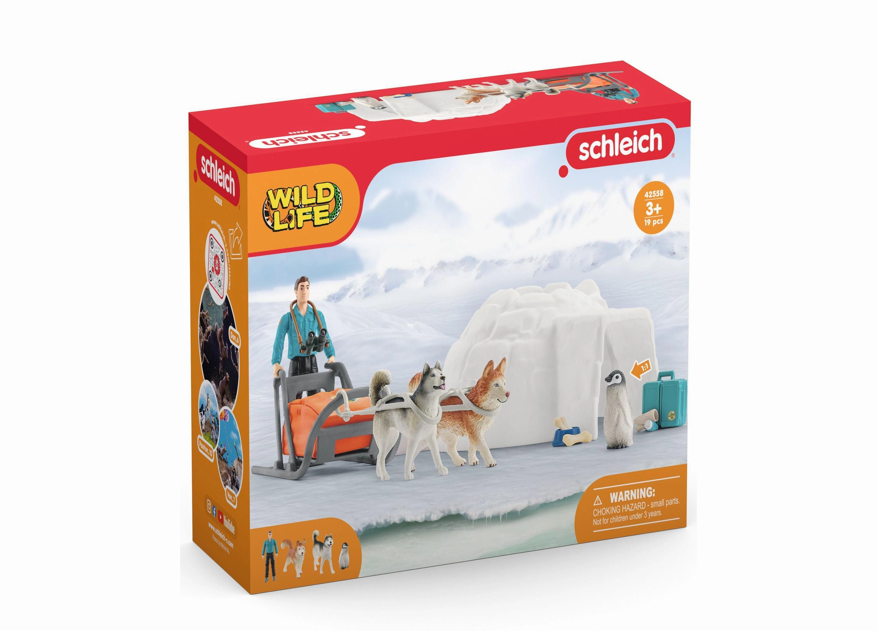 Schleich Wild Life: Antarctic Expedition 19-Piece Playset