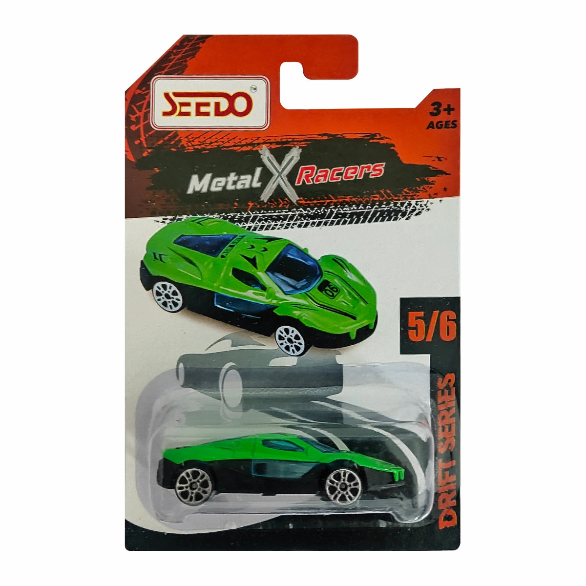 Seedo Metal X Racers Drift Series Die Cast Car for Ages 3 , Pack Of 6