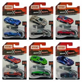 Seedo Metal X Racers Drift Series Die Cast Car for Ages 3 , Pack Of 6