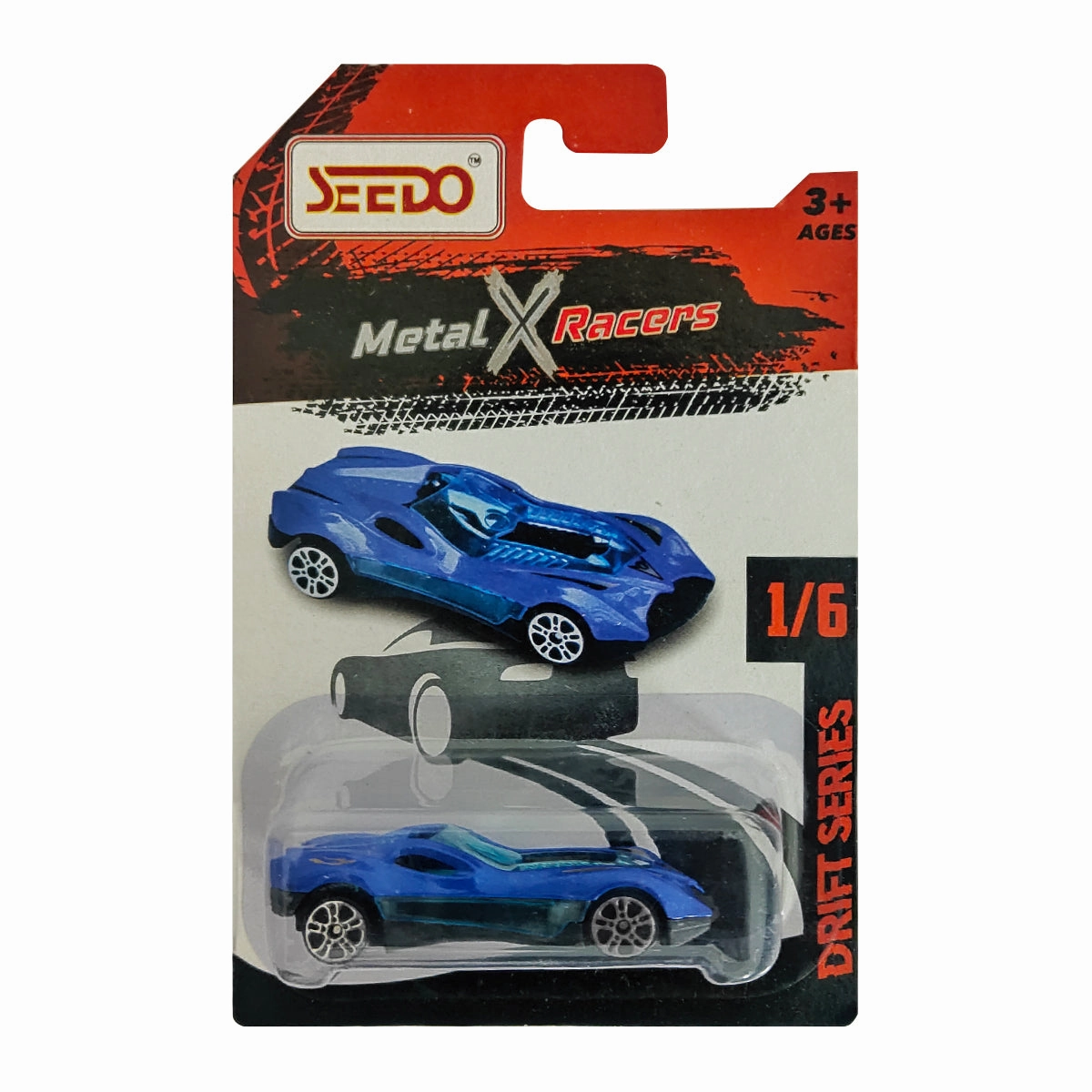 Seedo Metal X Racers Drift Series Die Cast Car for Ages 3 , Pack Of 6