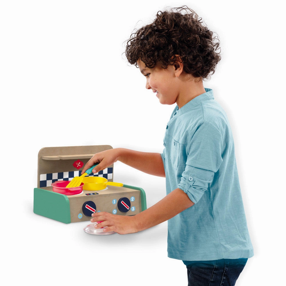 SES Creative Wooden Kitchen Play Set - 16-Piece Pretend Play Collection