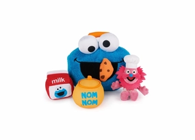 Sesame Street Cookie Monster & Gonger 8 inch Interactive Plush Playset