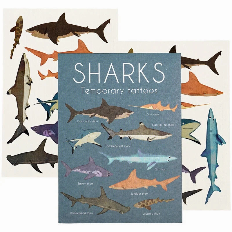 Shark Temporary Tattoos