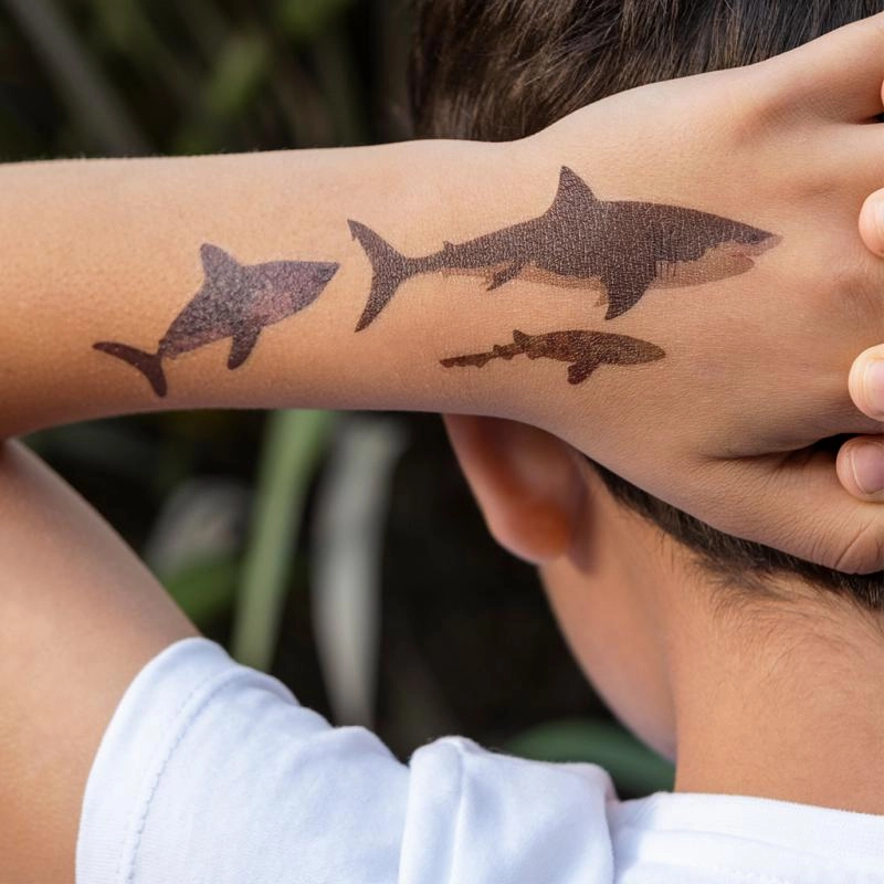 Shark Temporary Tattoos