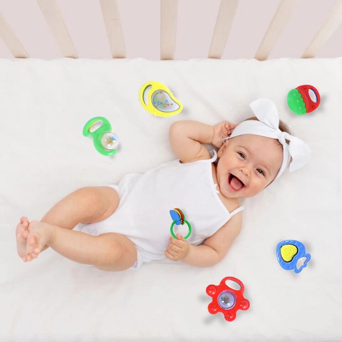 Simba ABC Rattle Toy Set for 3 Months and Above Kids