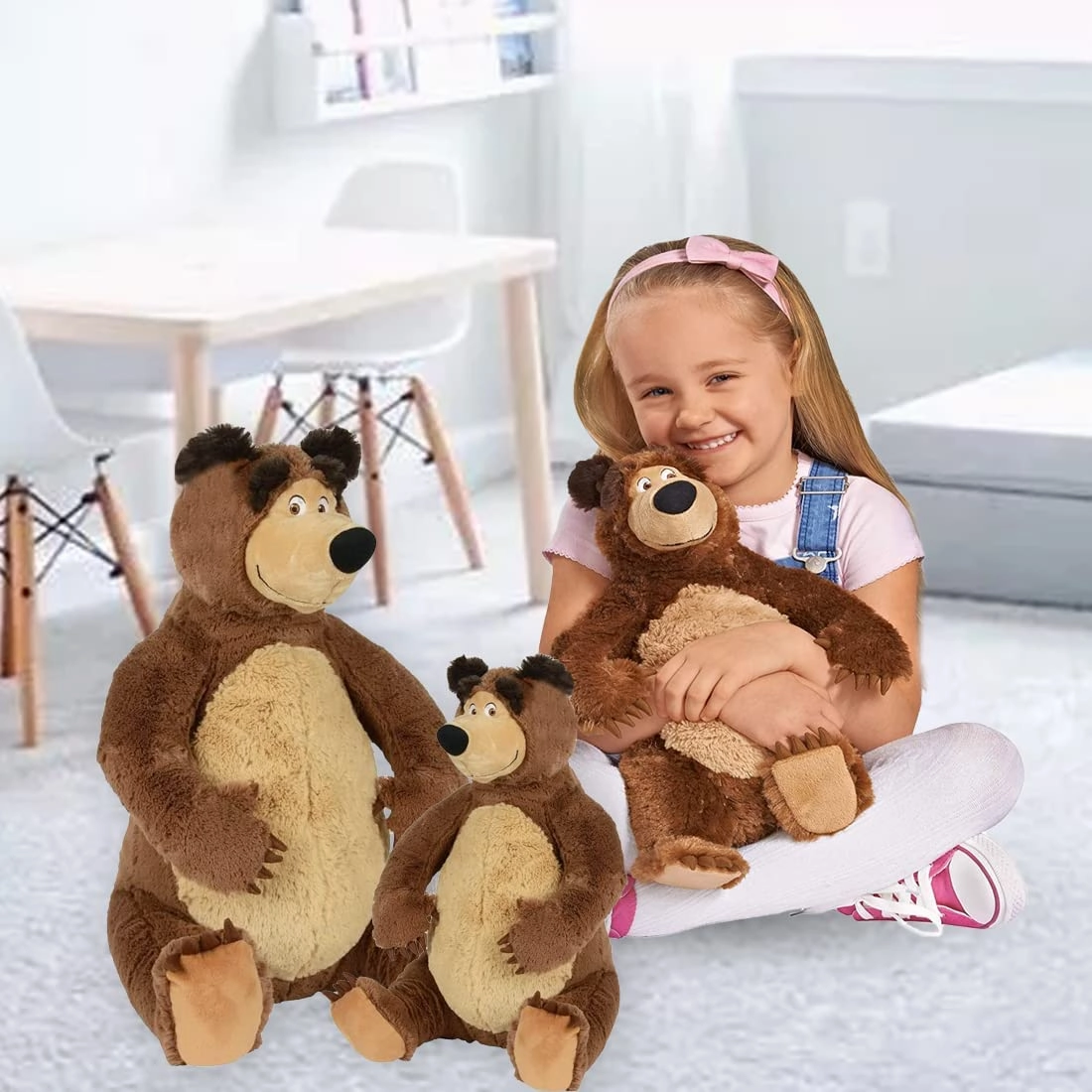 Simba Masha and The Bear 40cm Plush Soft Teddy Bear for Kids