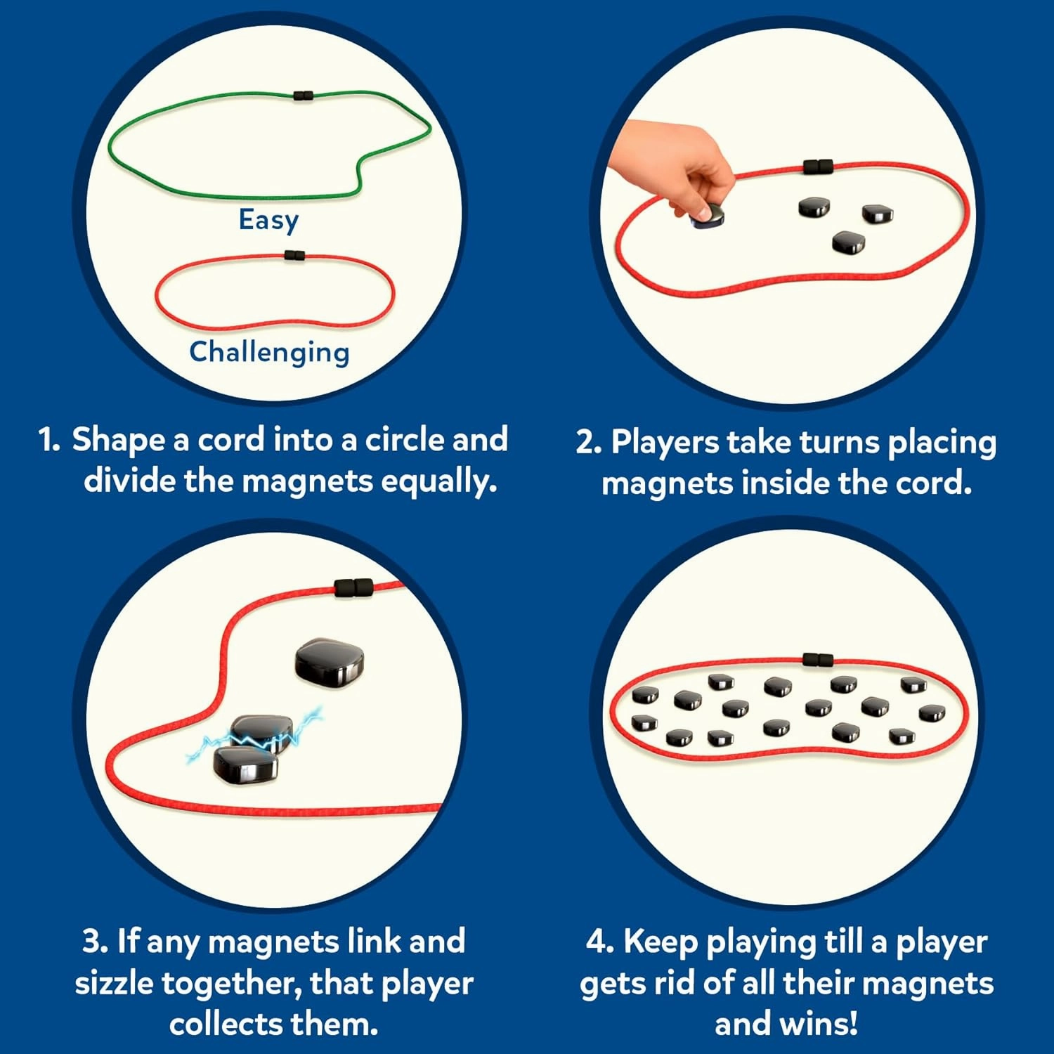 Skillmatics Sizzle - Classic Magnetic Attraction Strategy Game For Ages 15 