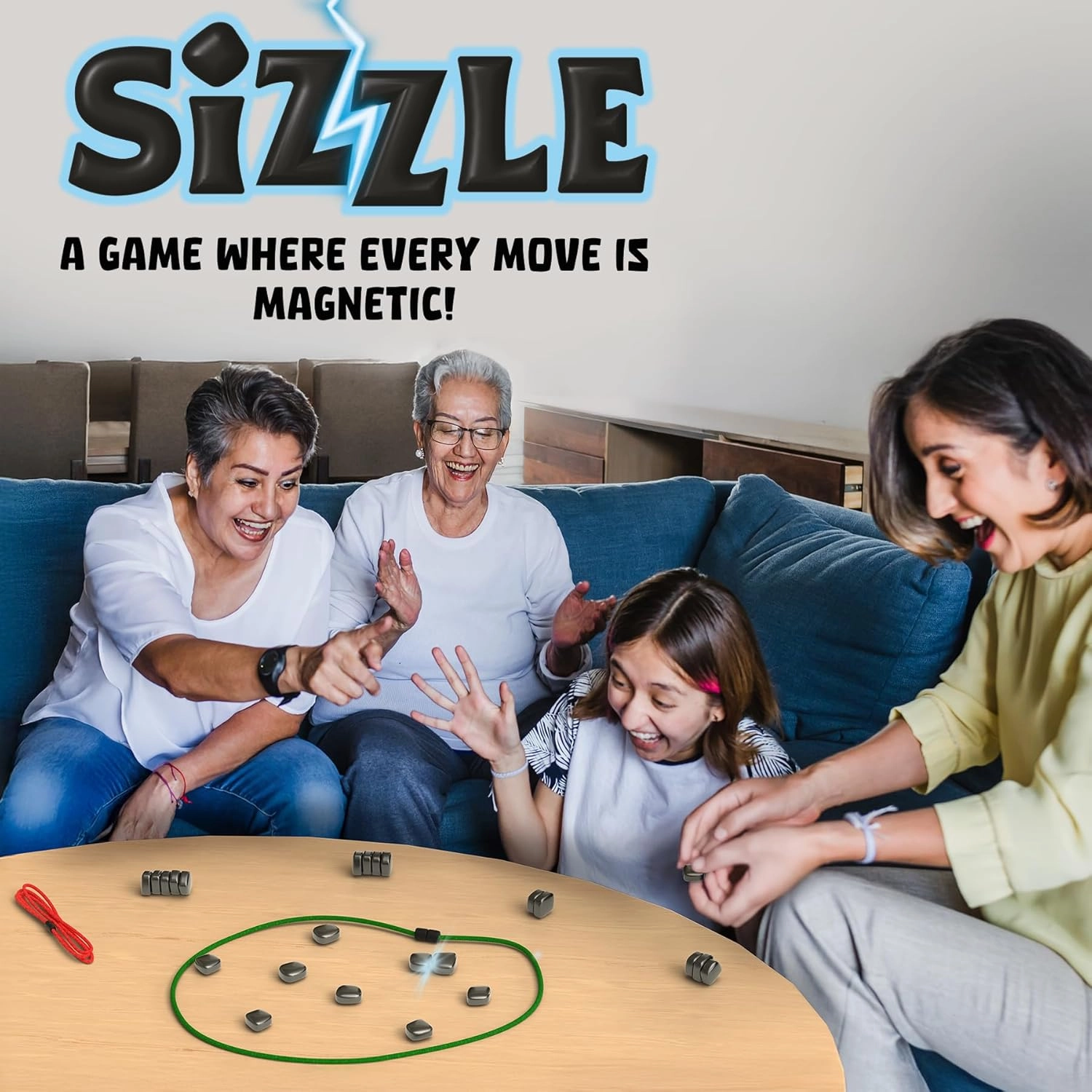 Skillmatics Sizzle - Classic Magnetic Attraction Strategy Game For Ages 15 