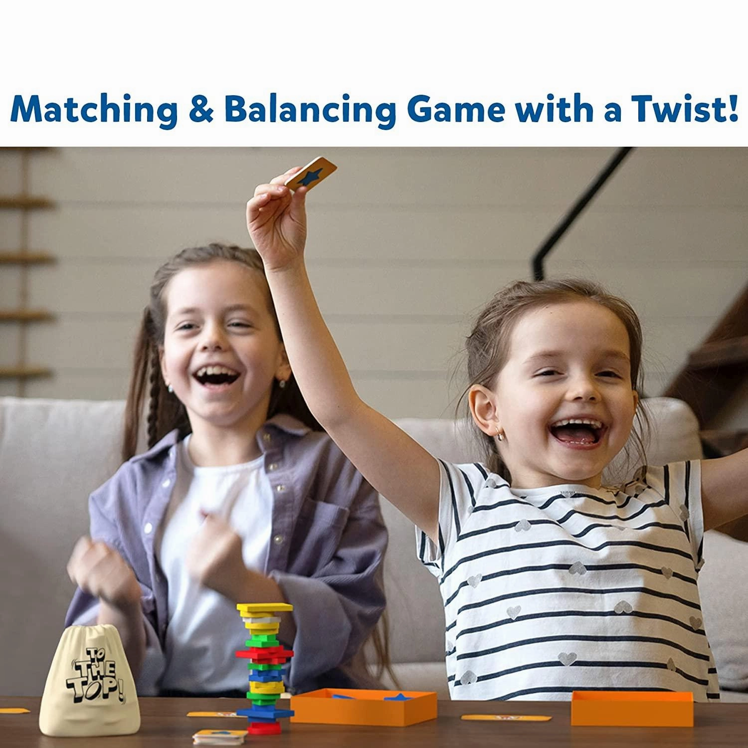 Skillmatics To The TOP! - Matching, Balancing & Strategy Family Board Game for Ages 6 