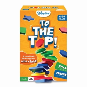 Skillmatics To The TOP! - Matching, Balancing & Strategy Family Board Game for Ages 6 