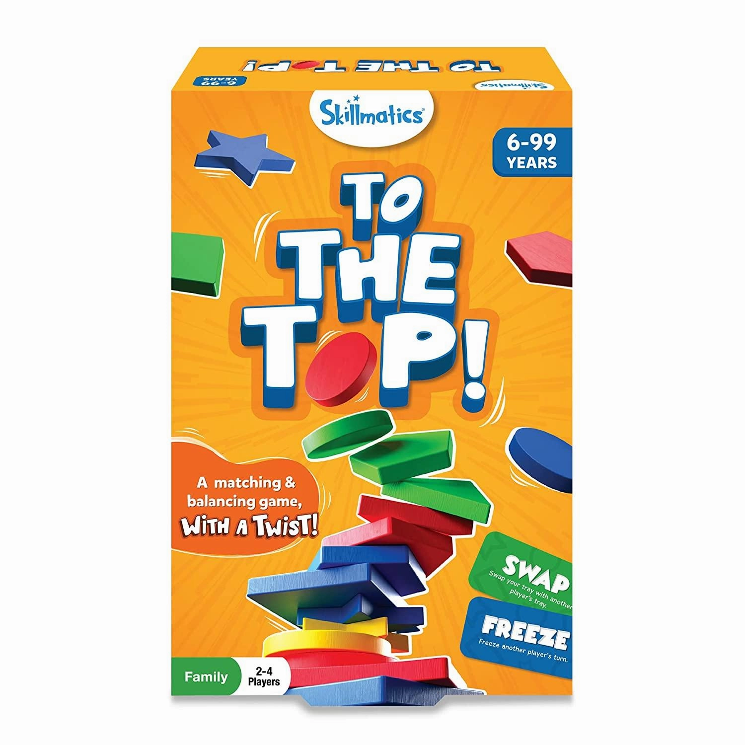 Skillmatics To The TOP! - Matching, Balancing & Strategy Family Board Game for Ages 6 