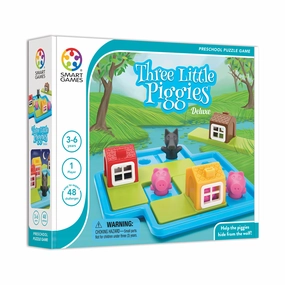 SmartGames Three Little Piggies Deluxe Cognitive Skill-Building Puzzle